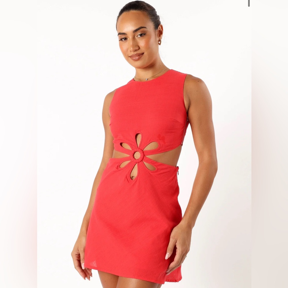 NWT Petal & Pup SOLA MINI DRESS - RED